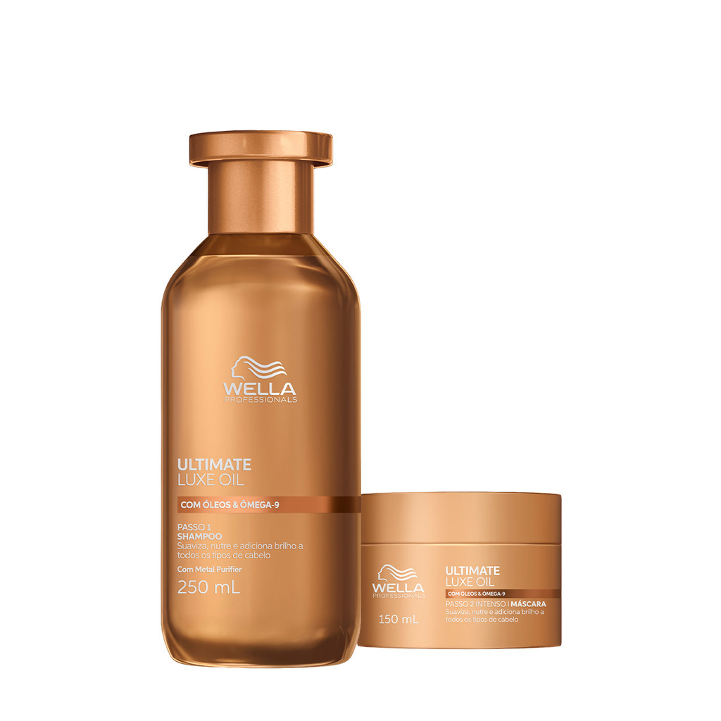 Kit Wella Professionals Ultimate Luxe Oil Shampoo 250 Máscara (2 produtos)