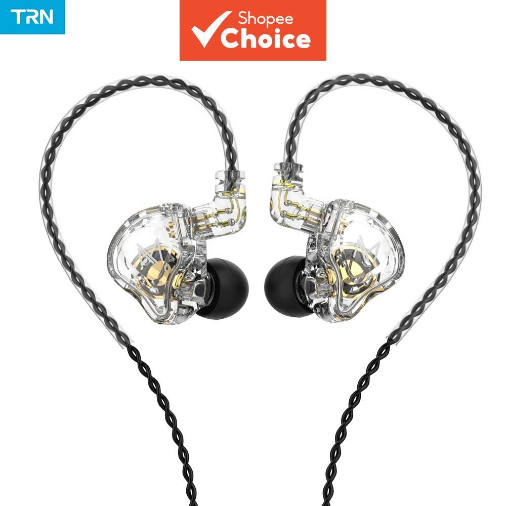 TRN MT1 FONE DE OUVIDO INTRA-AURICULAR HIFI DJ FONE DE OUVIDO ESPORTIVO DINÂMICO COM CANCELAMENTO DE RUÍDO IEM HEADSET