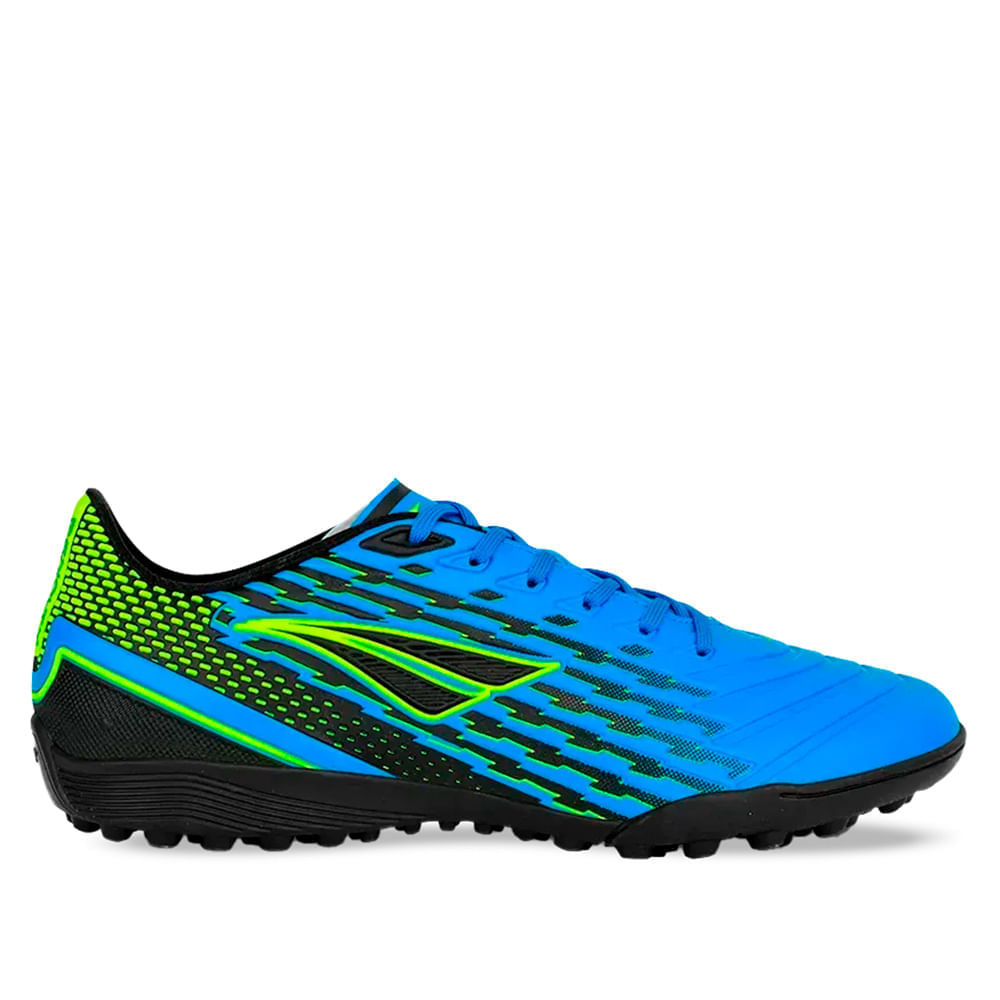 Chuteira Masculina Penalty Society Garra Y-2.0 Azul/Amarelo/Preto
