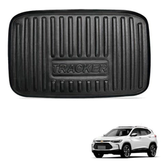 Tapete Bandeja Porta Malas Tracker 2020-2026 Carbag 04.19 Preto 3D 5D Borda Alta Impermeável