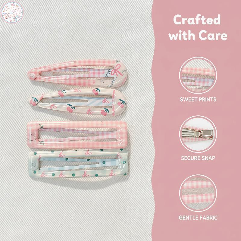 TOP Feminino Kawaii Dopamina Grampos De Cabelo Conjunto Coreano Bolinhas Doce Bonito Moda Acessórios Para O Presentes Da