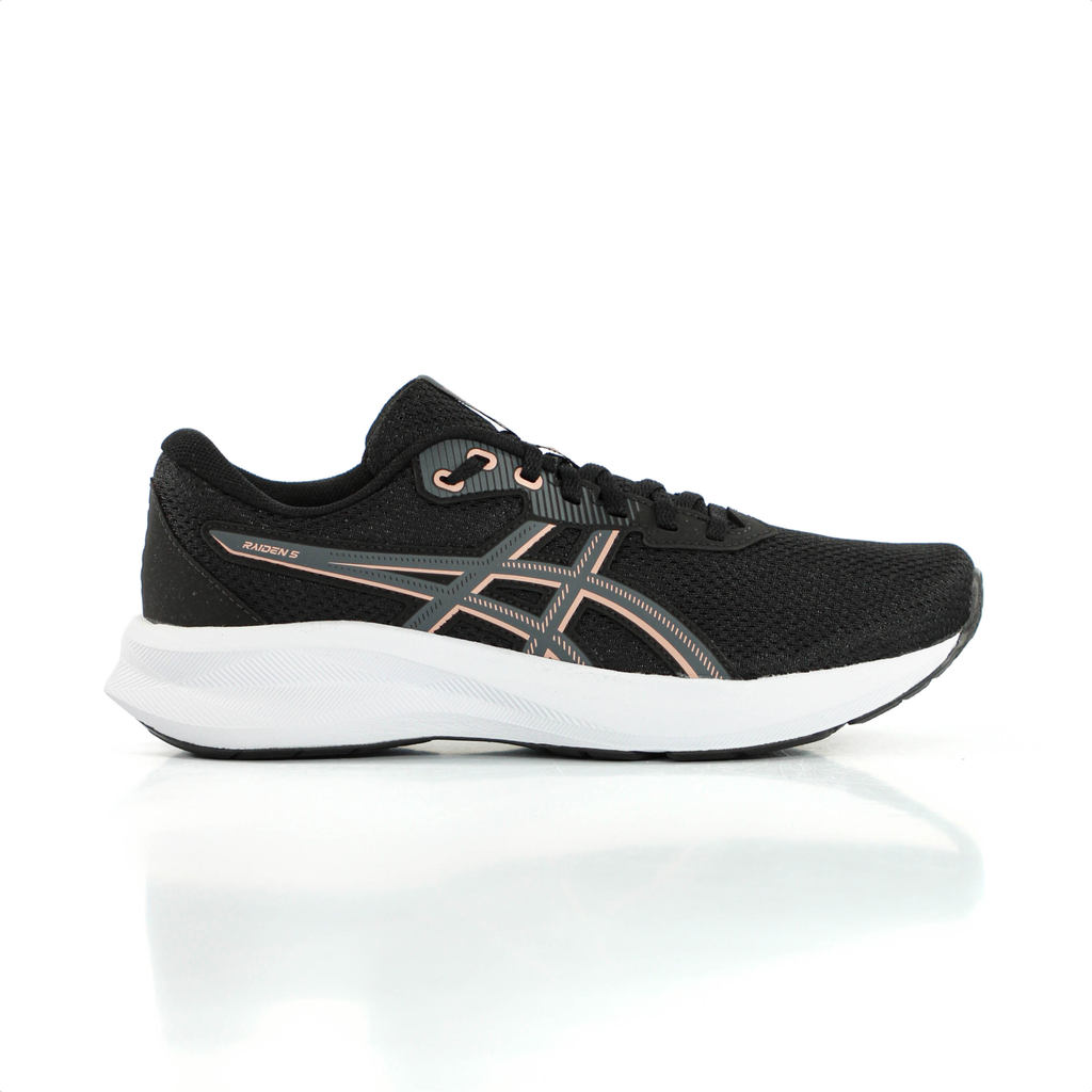Tênis Asics Raiden 5 Preto e Bege - Feminino