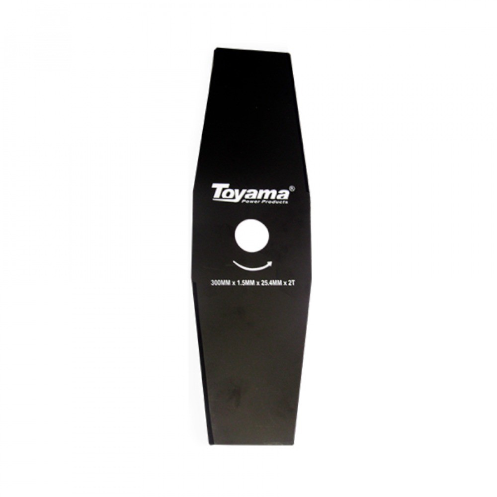 Lâmina para roçadeira 2 pontas 350 mm x 25,4 mm x 2,0 mm Toyama