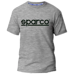 Camiseta Masculina Cinza Gola Redonda Sparco 100% Algodão