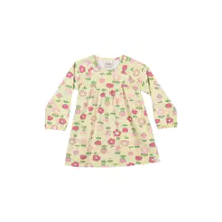 Vestido Bebê Menina Molecotton Floral Elian Verde