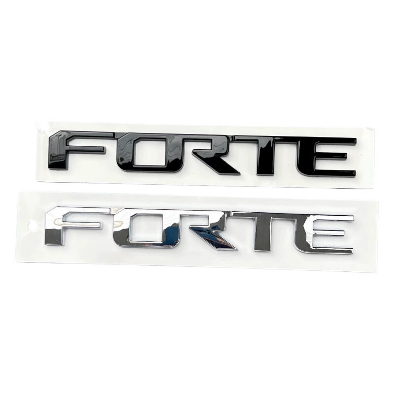 Para KIA FORTE Logotipo Emblema Do Porta-Malas Traseiro Adesivo Carro 3D De Carta Em Inglês