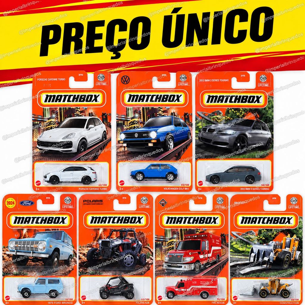 Carrinho Matchbox [Preço Único] Original Mattel