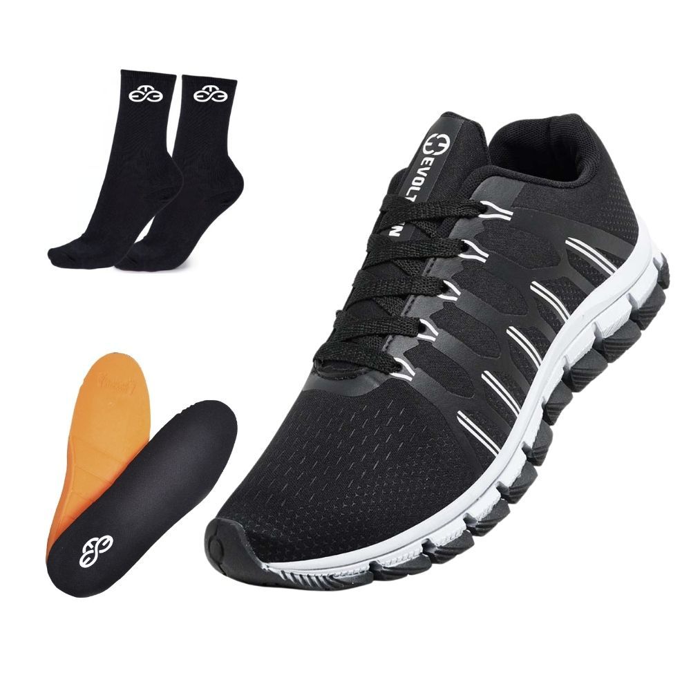 Tênis Esportivo Academia Masculino Brinde Palmilha Gel + Meia Confortável Oferta Exclusiva
