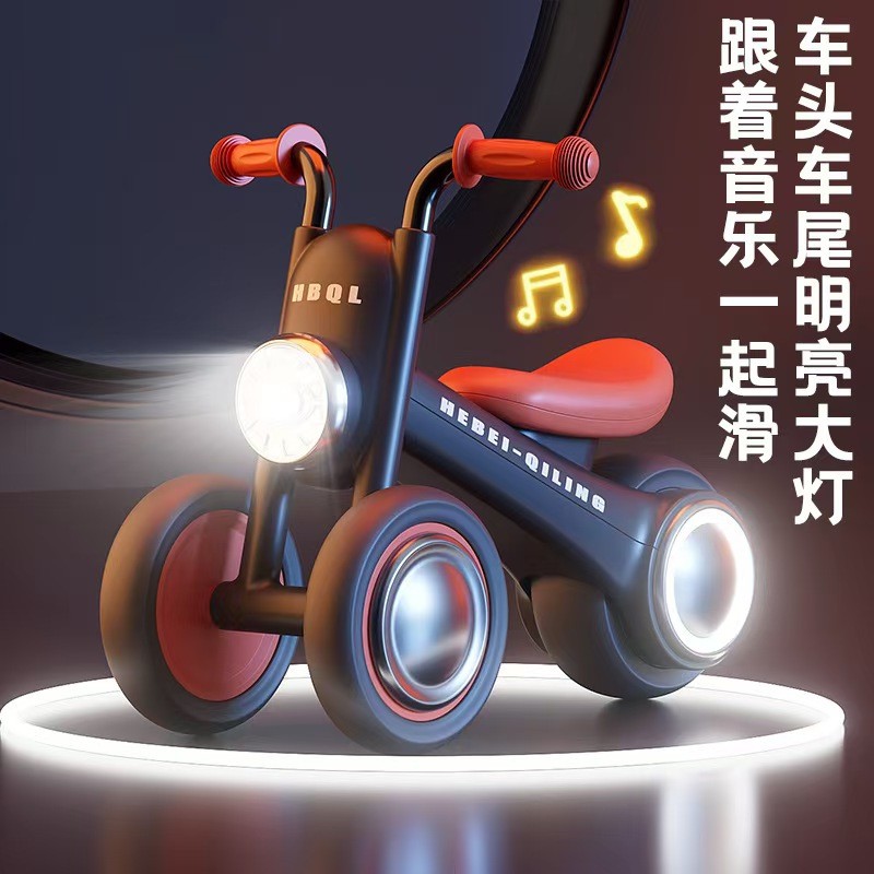 Harley Prince Balance Car Infantil Deslizante Balance Twist Car 1-3 Anos Bebê Walker sem Pedal Carro Deslizante