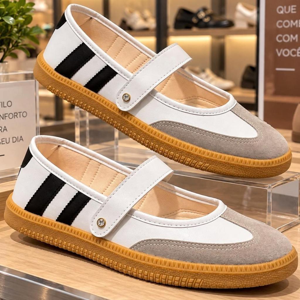 Tênis Sapatilha Esportiva Feminina Nilqi Casual Conforto Antiderrapante — imagem 2 de 2