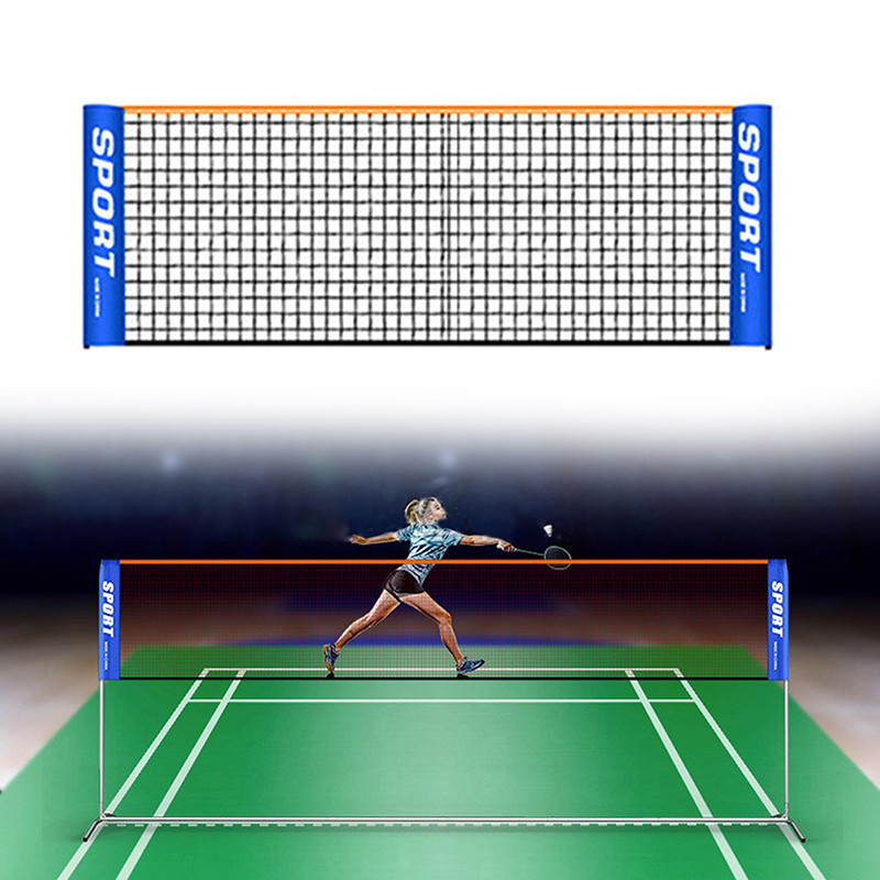 & Em Estoque E Rede De Badminton Portátil Para Jardim Quintal Ao Ar Livre Indoor Dobrável Tênis Vôlei Esportiva