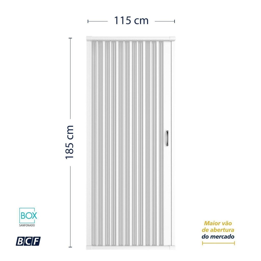 Box para Banheiro 185x115cm em PVC Bcf Banheiro Bege Bege · foto 2