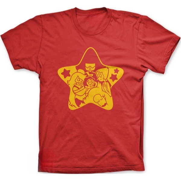 [Camiseta Premium em Algodão Puro]GXG Camisetas Steven Universe Garnet Ametista Pérola Desenhos