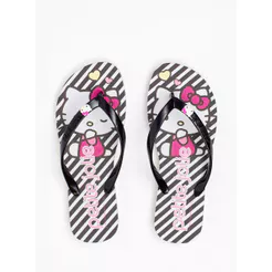Chinelo Hello Kitty Preto/White/Hello Kitty 8 PJ7206HK