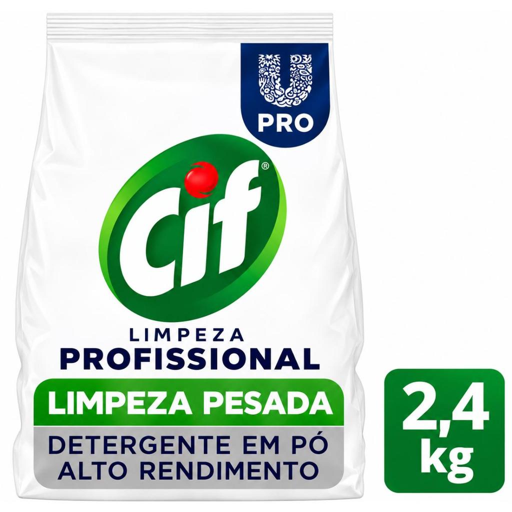 Cif Limpeza Pesada 2,4 Kg Detergente em Pó Profissional — imagem 2 de 2