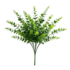 Eucalipto Artificial 35cm Folhagem Verde Realista Decoração Casa Vasos Arranjos Florais