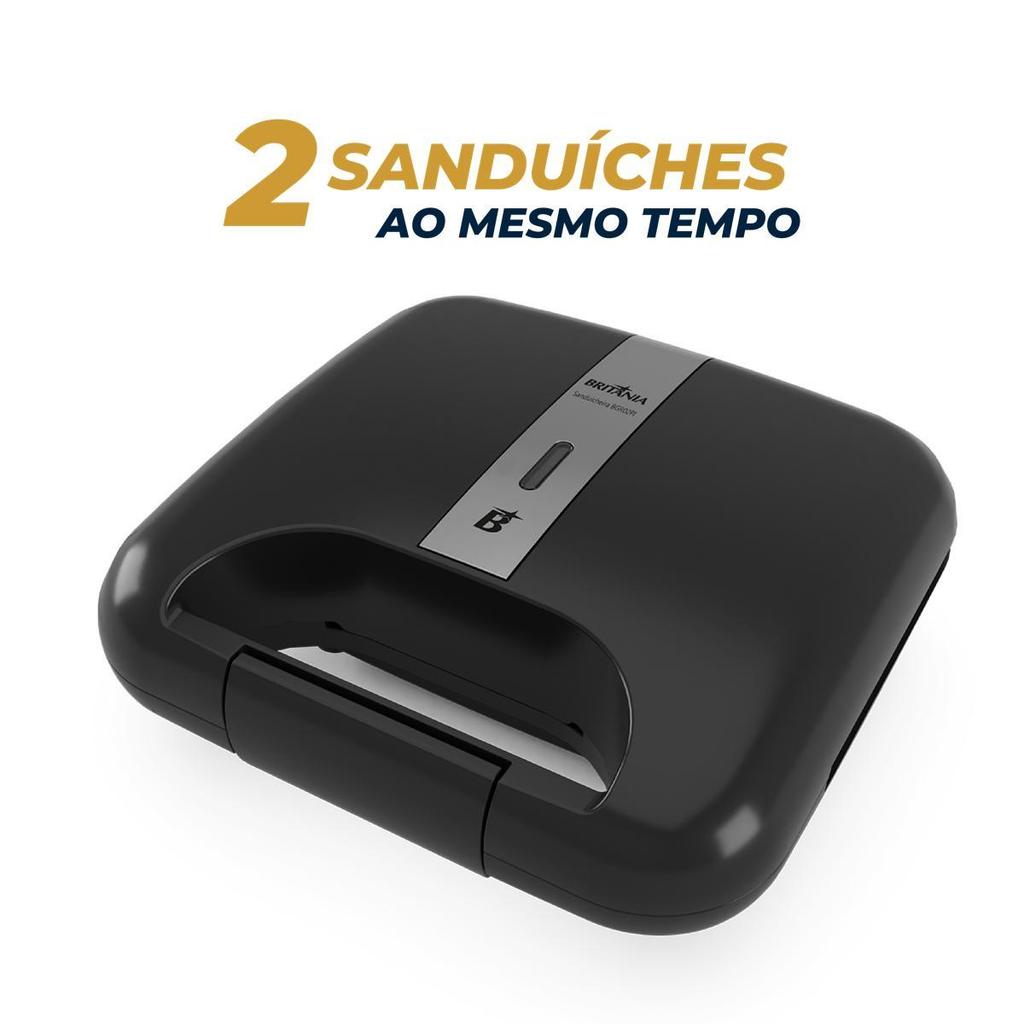 Sanduicheira Britânia Chapas Antiaderentes 750W BGR02PI · foto 2