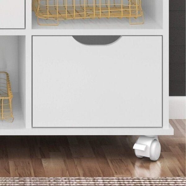 Nicho Organizador com 3 Gavetas Branco Branco · foto 2