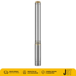 Bomba Submersa Caneta Poço JST JST3 1/2HP 220V 56m 3 Polegadas 60L/min Água Limpa 9 Estágios