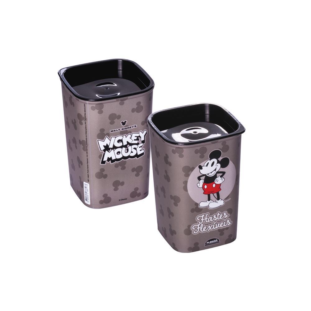 Porta Cotonete ou Algodão de Plástico Classic Mickey