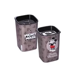 Porta Cotonete ou Algodão de Plástico Classic Mickey