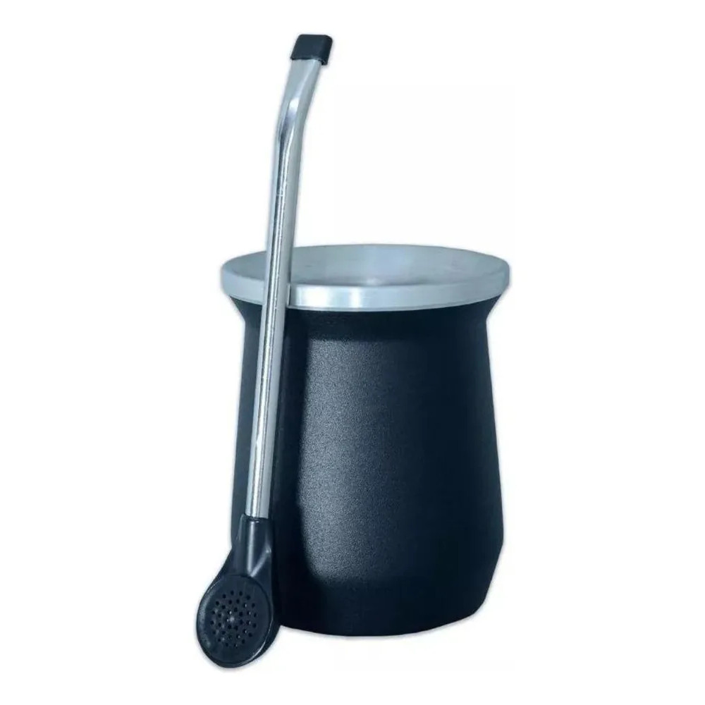 2x Kit Cuia Copo Térmico Com Bomba Inox Erva Mate Tereré 300