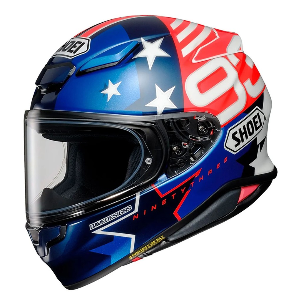 Capacete Shoei NXR2 Marquez American Spirit TC-10