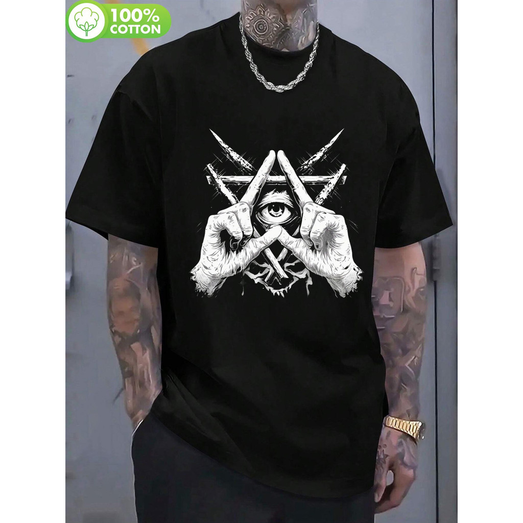 Camiseta Masculina Plus size Oversized Algodão Básica Oversized 100% Algodão