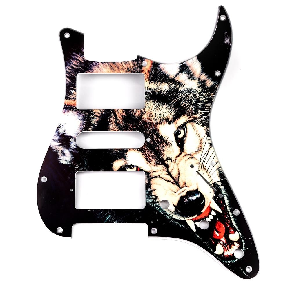 Escudo Para Guitarra Am Strat HSH Lobo Ártico 120-WF Spirit