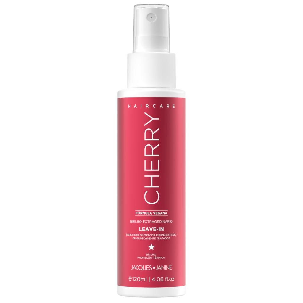 Jacques Janine Spray Leave-In Hair Care Cherry Cereja Brilho Extraordinário Proteção Térmica 120ml em Oferta na Shopee