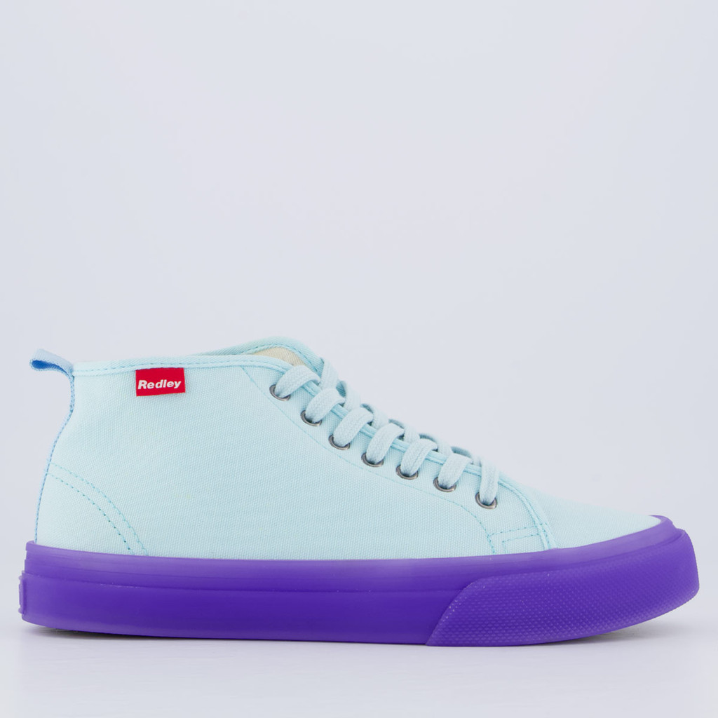 Tênis Redley Cano Médio Azul e Roxo em Oferta na Shopee