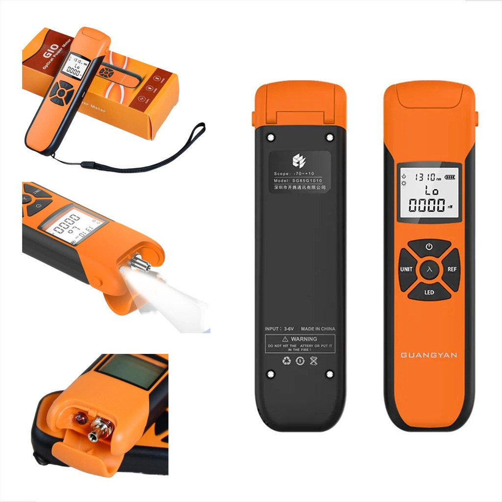 Medidor de Potência Óptica Mini G10 | Faixa -70dBm a +6dBm | LCD Iluminado | Portátil em Oferta na Shopee