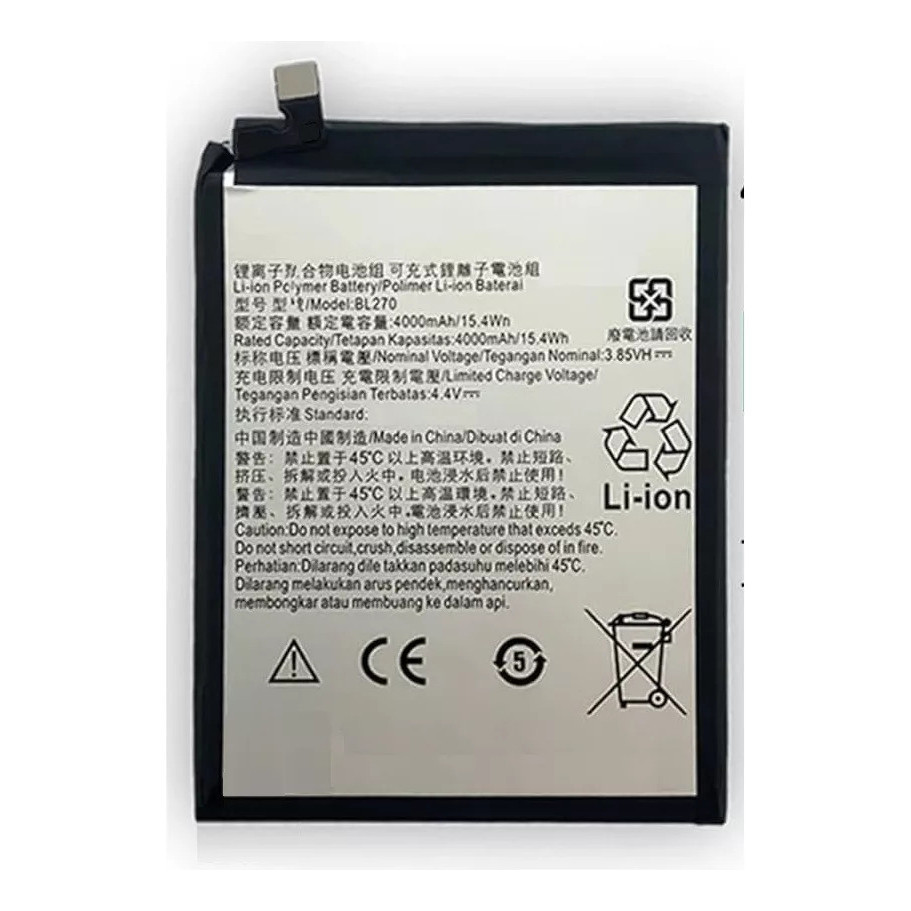 Bateria  Modelo compativel para  Bl270 Moto G6 Play Xt1922-5 Xt1922 4000mah Envio Super Rapido! Com Garantia