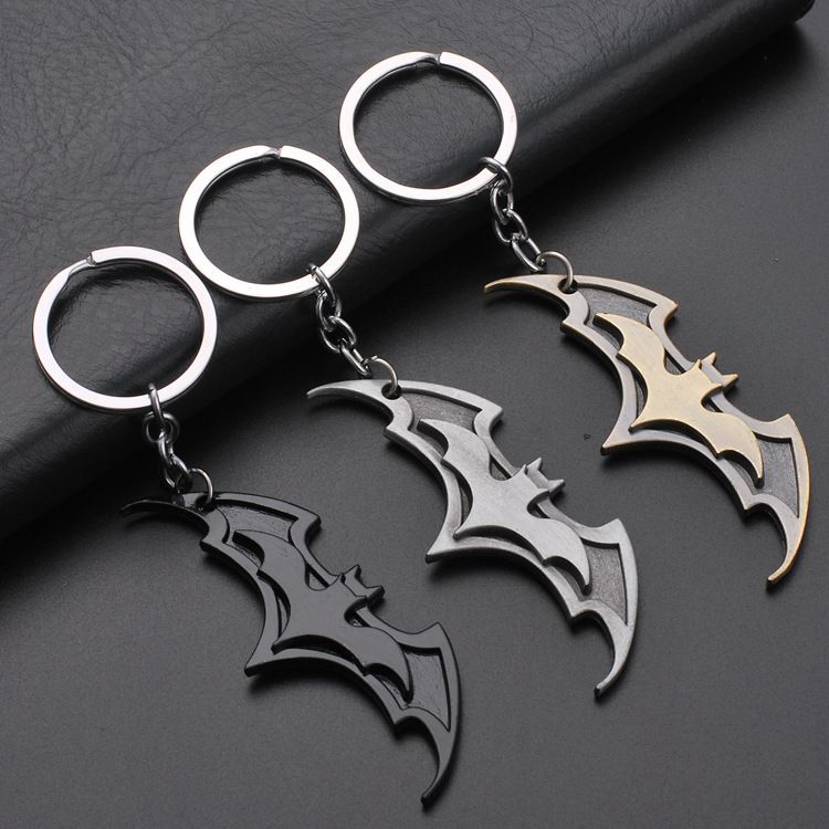 Avançado metal Avengers Union Logo Batman Superman Chaveiro Pingente Corrente De Carro