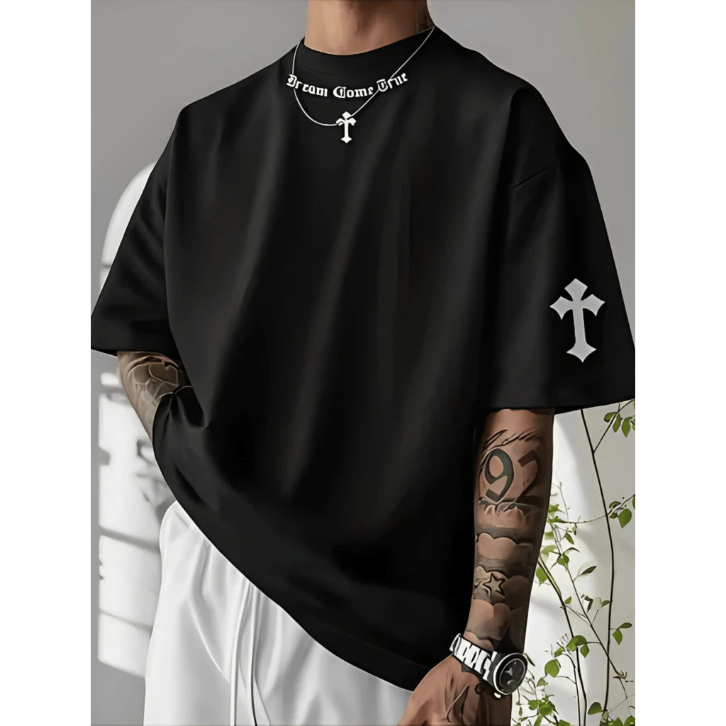 Camiseta Oversized Despojada Streetwear Urbano Dream Come True 100% Algodão