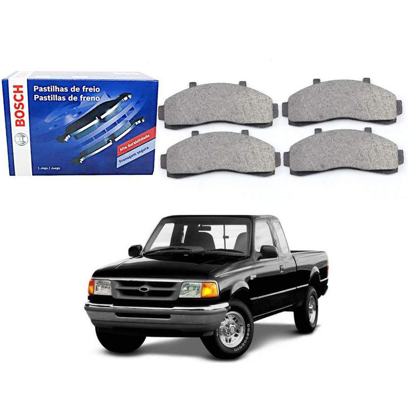 Pastilha Freio Dianteira Bosch Ranger 2.5 4.0 1995 A 2001 em Oferta na Shopee