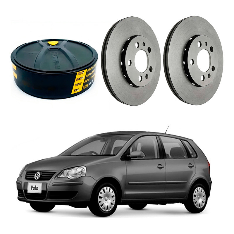 Disco Freio Dianteiro Polo 1.6 2007 A 2011 em Oferta na Shopee
