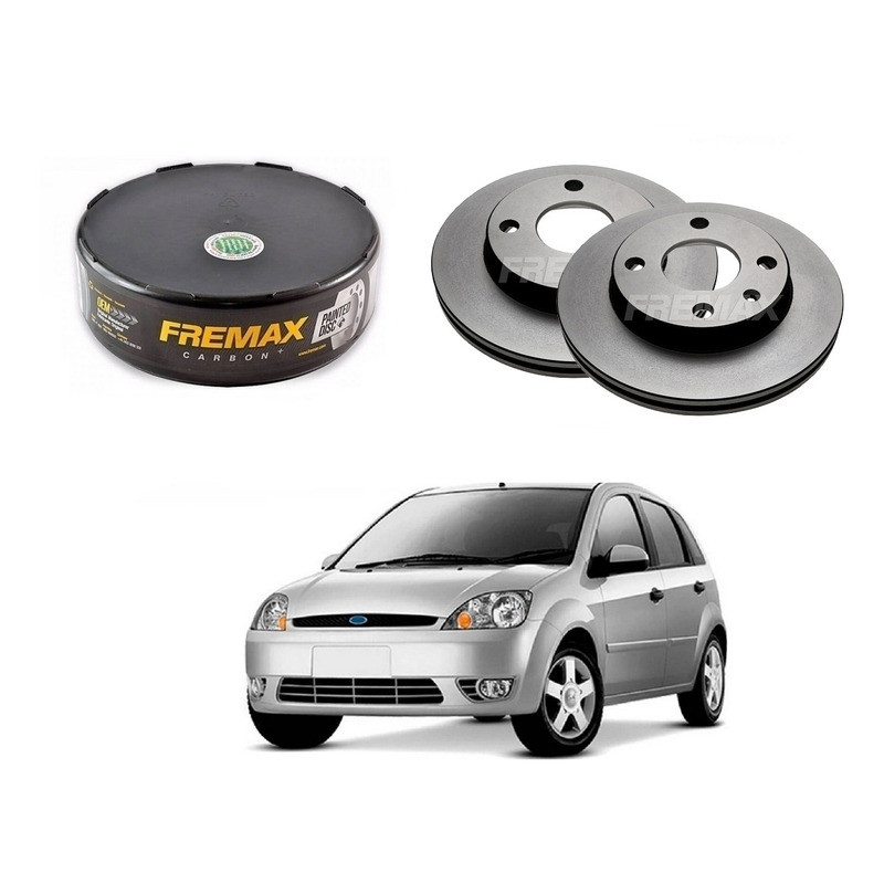 Disco Freio Dianteiro Fiesta 1.0 1.6 2003 A 2006 em Oferta na Shopee