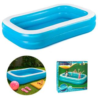Piscina Inflavel Infantil 778L Retangular 262x178cm Bestway em Oferta na Shopee