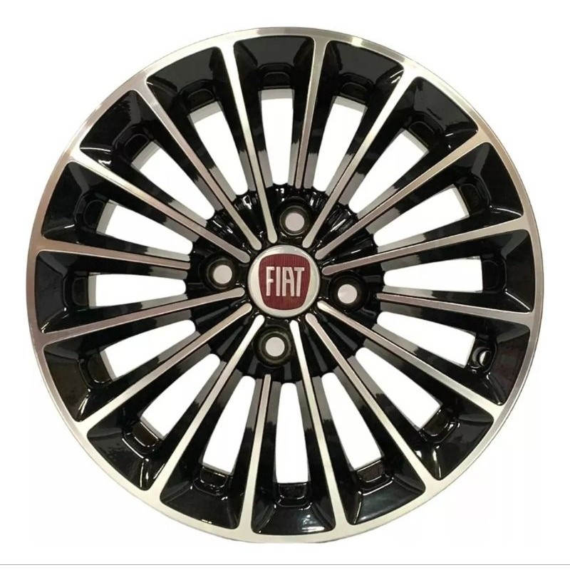 Jogo De Roda Aro 15 Fiat Strada Uno Vivace Way Palio Fire Siena Argo Cronos 1.3 Drive