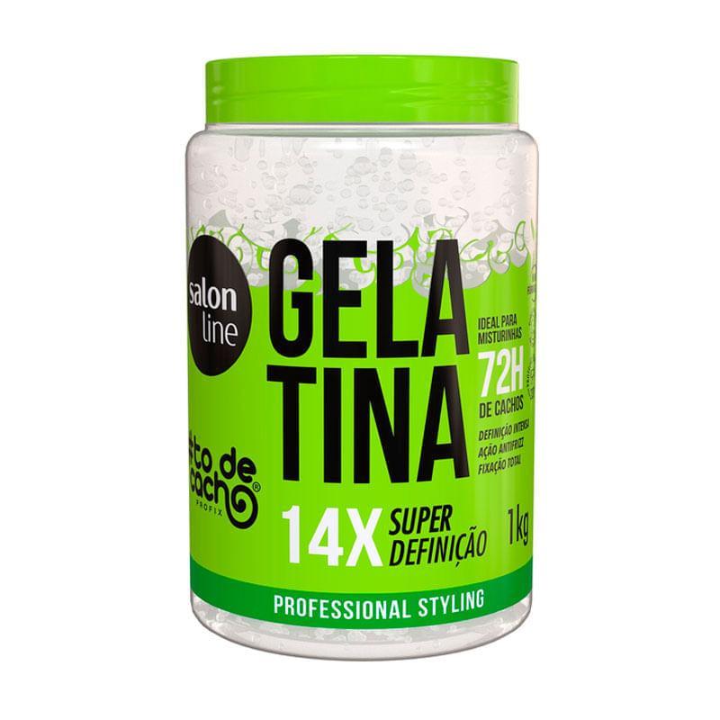 Gelatina Salon Line #todecacho 14X Super Definição Professional Styling 1Kg em Oferta na Shopee