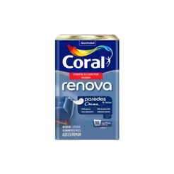 Tinta Acrílica Renova Branco Paredes e Tetos Antimofo Sem Cheiro Lavável Fosco Premium 16 L - Coral