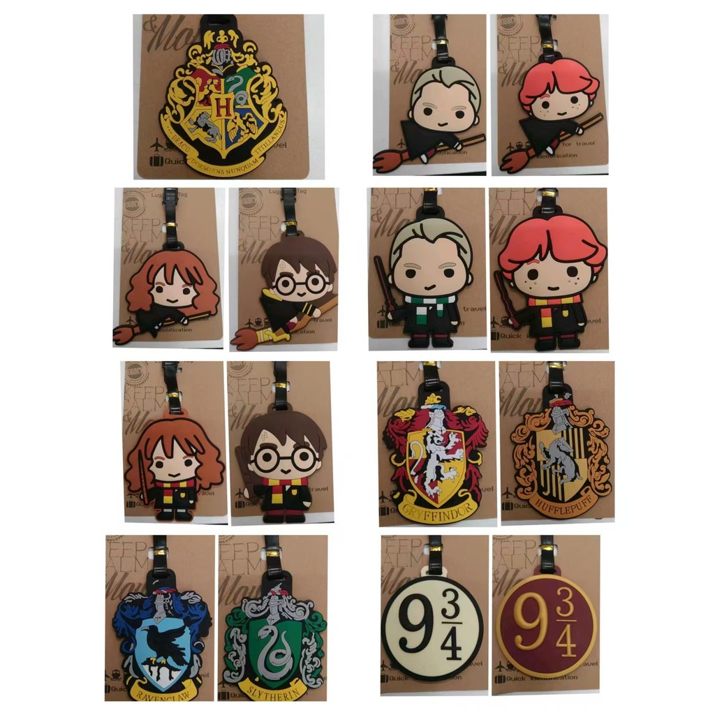 Cartão de embarque essencial para viagem, passagem de remessa, Harry Potter, mágico, juventude, etiqueta de bagagem, ide