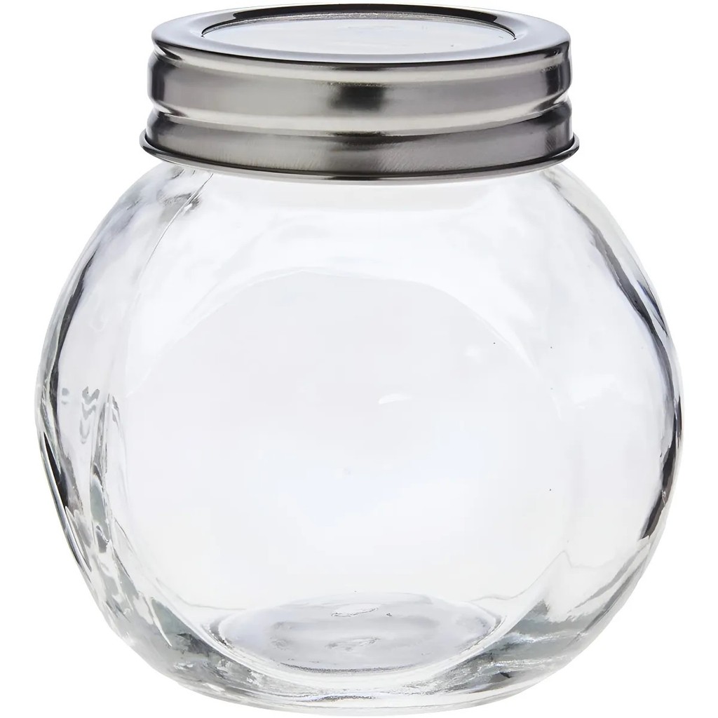 Pote de Vidro 200ml para Temperos e Condimentos com Tampa de Metal Hermética Cozinha Organizada