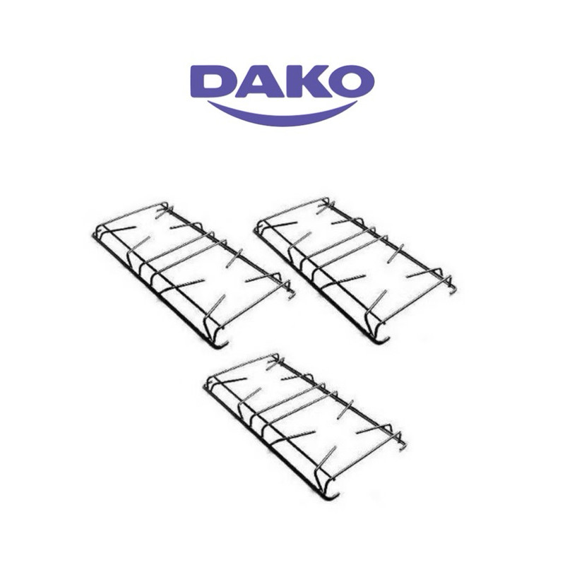 Kit 3 Grelha Para Fogão 6 Bocas Dako Grade Civic Sem Pino
