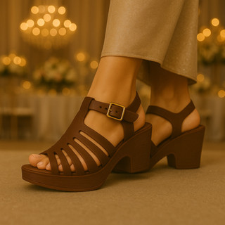 Sandália Feminina com Fivela – Conforto e Estilo para o Dia a Dia em Oferta na Shopee