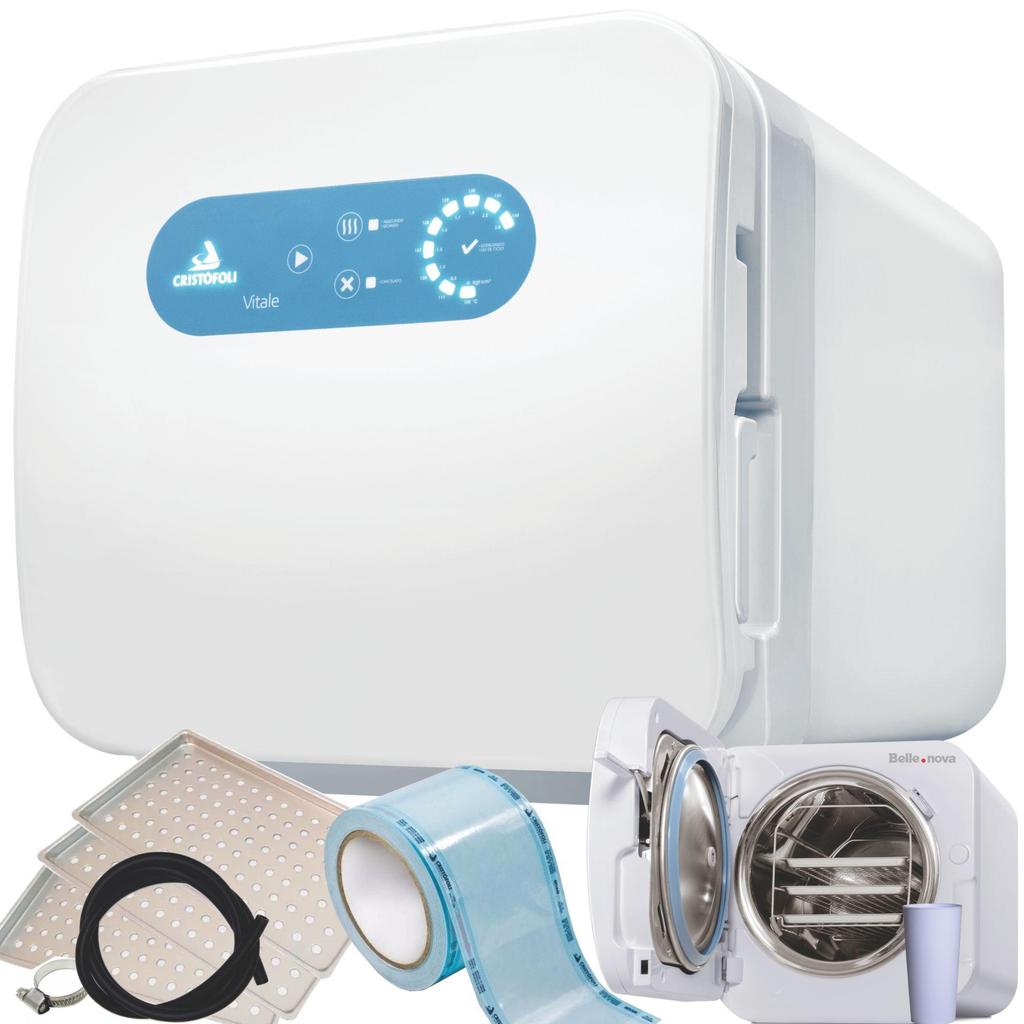 Autoclave Cristofoli Vitale 21 Litros + Embalagem Tubular