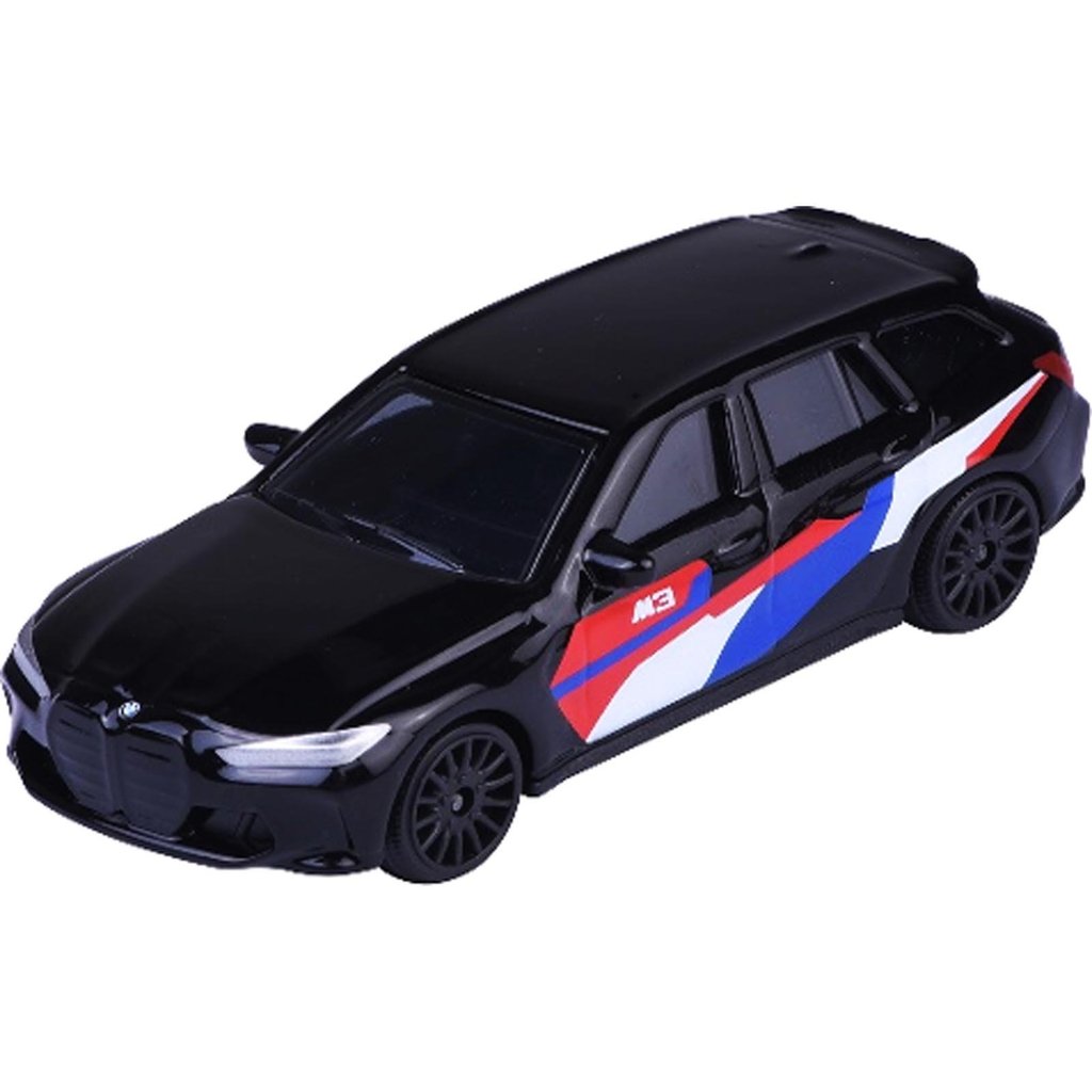 Miniatura - 1:64 - BMW M3 Touring Preto - Street Cars - Majorette 8501009800