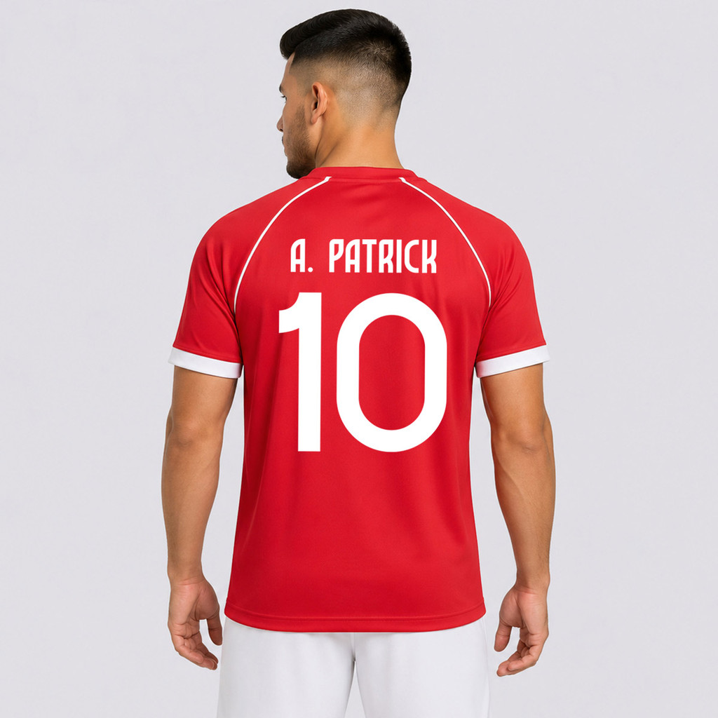 Camisa Internacional Impact Vermelha 10 A. Patrick