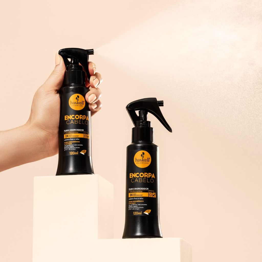Kit Haskell Encorpa Cabelo Redensificador Máscara 300g + Fluído 120ml — imagem 2 de 2